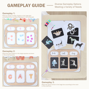 Muebles Montessori Mesa Sensorial Creativa de Madera para Niños con Contenedores Mesa para Guardar Juguetes Mesa de Juego para Arena y Agua con Caja - Product Image 6