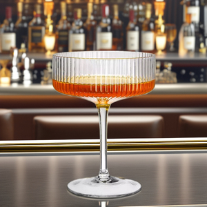Seamless Coupe <strong>Glass</strong> for Home Use for Mixing and Drinking Wine Dessert Round Champagne Martini <strong>Glasses</strong>