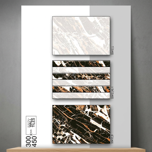 Carreaux muraux et de sol en céramique foncée brillante Vistaar 300x450mm, antidérapants, résistants aux acides, pour usage intérieur - Fournisseur d'usine - Product Image 5
