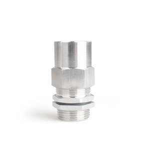 Indeter Stainless Steel <b>Cable</b> Gland 20-63mm Metric Thread IP68 <b>Waterproof</b> Sealing Connector for <b>Cable</b> Fixing - Product Image 1