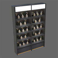 Présentoir à parfums personnalisé pour magasin, présentoir de luxe en verre, vitrine design pour parfums