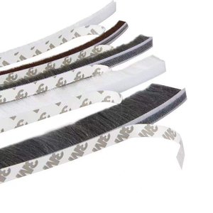 홍하이 방진 울 파일 브러시 씰 웨더스트립 방풍 방진 도어 윈도우 씰 스트립 브러시 - Product Image 5