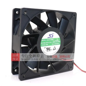 พัดลมระบายความร้อนแบบแกน Sj Axial Fan รุ่น Se241238bu ขนาด 120 มม. 24V 2.4A ลูกปืนแบบ Ball Bearing สำหรับอินเวอร์เตอร์ - Product Image 1