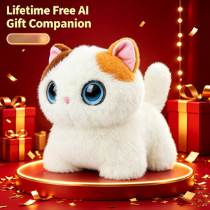 Robot en peluche IA avec interaction ludique et diffusion de nouvelles pour enfants, ensemble cadeau de fête, fabricant de logos personnalisés - Product Image 1