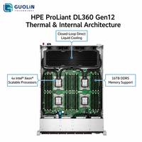 Servidor en Rack HPE ProLiant Compute DL360 Gen12 1U, Intel Xeon 6505P de 12 Núcleos, 32 GB DDR5, 8SFF, Fuente de Alimentación de 800 W, Sin Discos