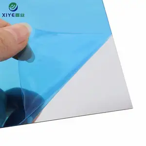 Vente en gros Film protecteur en verre Pe bleu transparent Film protecteur en acier inoxydable