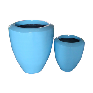 Prix usine ensemble 2 pièces Pot de jardinière en fibre de verre Pots de jardin étanches pour Pots de jardin extérieurs du Vietnam - Product Image 2