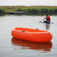 Bateau de pêche en plastique miniature de 2,3 m, inétablissable, certifié CE, couleur personnalisable, à vendre