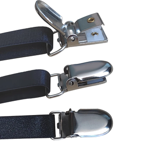 Porte-jarretelles élastiques ajustables pour hommes et femmes, avec pinces de verrouillage antidérapantes, 1 pièce - Product Image 2