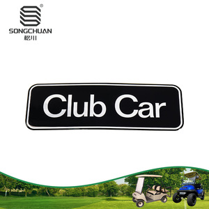 Calcomanías para Carros de Golf con Logotipo CIUBCAR Tempo, Blancas, del Fabricante Original, Adhesivos para Club Car - Product Image 2