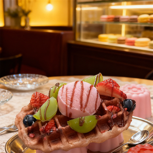 Délices de Jardin : Glaces aux fruits (Miel, Raisin, Myrtille, Fraise, Vanille), Mini Pâtisseries et Chocolats - Product Image 5