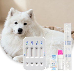 Prueba de Sangre Canina EHR <span class=keywords><strong>LYM</strong></span> ANA Ab CHW Ag, Kit de Prueba de Antígenos para Ehrlichia, Lyme, Anaplasma y Dirofilaria, Disponible OEM - Product Image 3