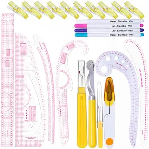 CZ-52 régua de costura alfaiate de costura, régua de design de roupas, curva francesa