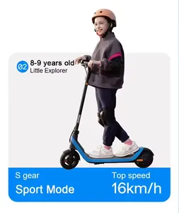 Vente chaude Nouvelle Chine <span class=keywords><strong>Ninebot</strong></span> C2 Lite Scooter Électrique Pliant pour Enfants 14KM Portée Vitesse Max 16 km/h E Scooter - Product Image 4