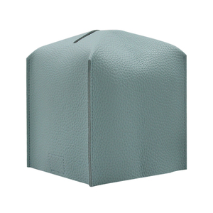 Portapañuelos de Cuero PU Resistente a las Manchas, Portapañuelos Cuadrado para Coche, Oficina y Baño - Product Image 2