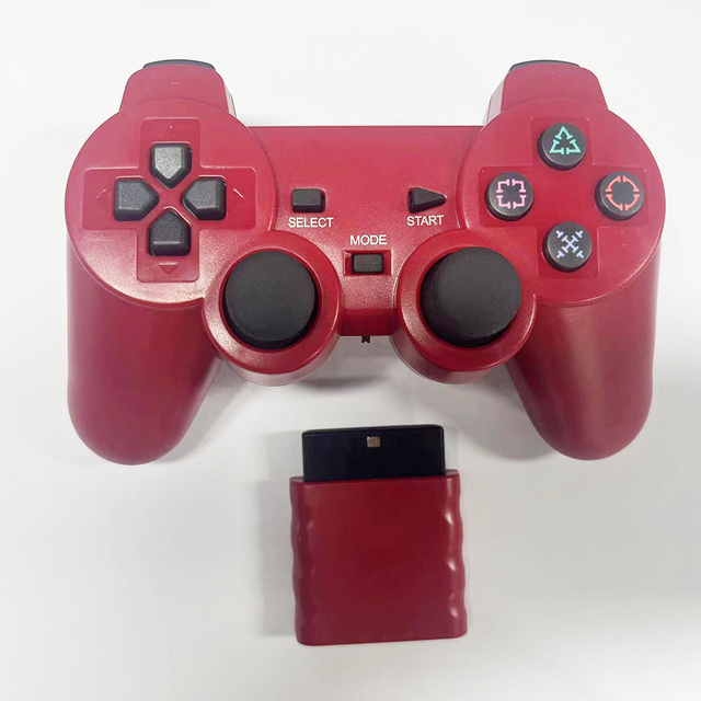 Single Double Dual Vibration Motor Comfortable Game Controller Joystick 2 with Buckles Various Colors Wireless 2.4GHz