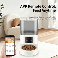 Distributeur de nourriture intelligent pour chats et chiens, contrôle par application, surveillance à distance à 180 degrés, alimentation automatique par vidéo