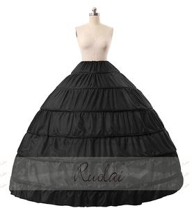 WS-5002 Dernière Coloré De Bal Quinceanera Robes Robe De Bal 6 Cerceaux Jupon <span class=keywords><strong>Crinoline</strong></span> pour Robe De Mariée - Product Image 6