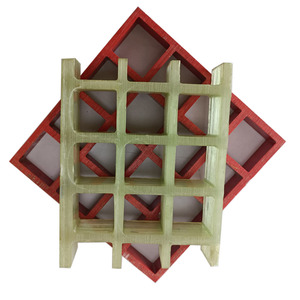 Rejilla de drenaje de fibra de vidrio GRP de 38*38 mm para lavado de coches, panel de rejilla de fibra de vidrio FRP, cubierta de rejilla de drenaje para <span class=keywords><strong>marinas</strong></span> y plantas químicas - Product Image 6