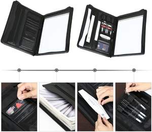 Personalizzare il Portfolio di cartelle di documenti per auto in vera pelle e pelle <span class=keywords><strong>A4</strong></span> - Product Image 3