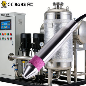 חיישן מפלס טבול 4-20ma עם תצוגת עמודת אור, משדר מפלס מיכל IP65, RS485, מד מפלס טבול למיכל מים - Product Image 1