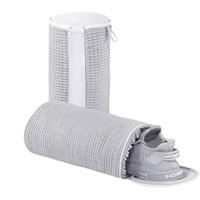 Sac de lavage pour chaussures en maille portable avec fermeture éclair discrète, en fibres moelleuses de qualité supérieure, résistant aux déchirures, pour machine à laver