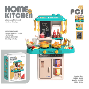 Juego de Juguetes de Cocina de Simulación para Niños con Función de Salida de Agua, Luz y Sonido, Mesa de Cocina de Juguete - Product Image 4