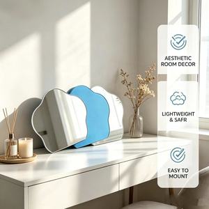 Wholesale Cloud Shape Acrylic Infinity <b>Mirror</b> Panel Custom LED Abyss Light Reflective <b>Sheet</b> - Product Image 2