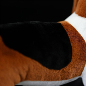 Peluche réaliste de haute qualité, chien <span class=keywords><strong>Basset</strong></span> français personnalisé, 12 pouces, oreiller en peluche marron pour la décoration de la maison, du salon ou d'une boutique - Product Image 4