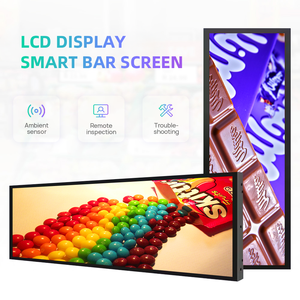 Kệ Thông Minh 28.1 Inch Màn Hình Siêu Rộng Thanh Kéo Dài Siêu Thị Trong Nhà Màn Hình Hiển Thị Quảng Cáo Lcd - Product Image 4