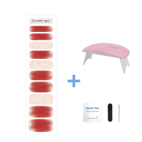 Top vendeur Art décalcomanies adhésif facile à appliquer semi-durci Gel ongles avec la lumière UV longue durée oeil de chat Uv Gel Gail bandes