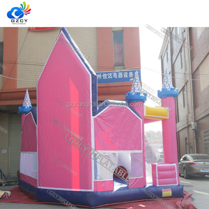 Château <span class=keywords><strong>gonflable</strong></span> de <span class=keywords><strong>princesse</strong></span> de haute qualité pour <span class=keywords><strong>jeux</strong></span> d'intérieur, en PVC commercial rose, avec installation facile pour les enfants - Product Image 2