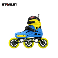 Vente en gros de patins à roulettes STANLEY Mini Tank Urban Skate pour jeunes et juniors, rouge et bleu, avec des roues rigides ABEC-9 85A, cadre en aluminium