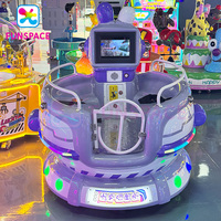 Coupe pour enfants Spinning Game Equipment Space Rabbit Cotton Shape Arcade Amusement Machine Coin Operated Kids Game Kiddie Rides