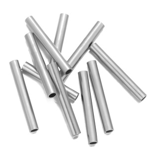 Cuentas de Tubo Hueco |   Tubo espaciador de acero inoxidable chapado en oro PVD de 18K para la fabricación de collares, pulseras y joyas DIY - Product Image 3