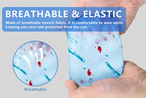 Durabilidad profesional Protector solar UPF 50 + Actividades al aire libre Protección solar Unisex Estirable Pesca Guantes sin dedos - Product Image 6