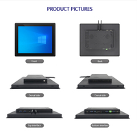 8,4 pulgadas LED 4:3 LVDS 300 NITs 800*600 pantalla táctil señalización digital Panel de visualización integrado Monitores de marco abierto i5 4G 128G SSD