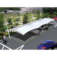 Diseño moderno al aire libre Pvdf arquitectura estructura de membrana extensible marco espacial para techo de estadio carpas al aire libre