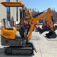 Mini-excavatrice compacte sur chenilles CT10GB de 0,89 tonne avec une puissance de 8,8 kW, profondeur de creusement de 1520 mm pour usage résidentiel