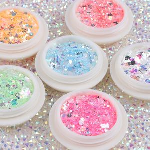 <span class=keywords><strong>Flocons</strong></span> de paillettes pour nail art en forme de papillon fluorescent été 2024, paillettes 3D colorées, brillance sous la lumière, décoration d'ongles pour manucure - Product Image 4