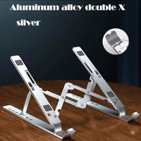 Support portable réglable pour ordinateur portable avec support de refroidissement, support pliable pour ordinateurs portables et tablettes, support pour PC