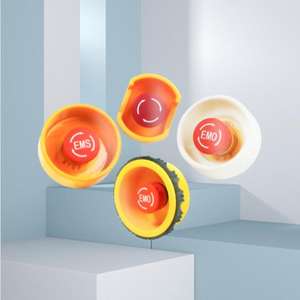 สวิตช์ปุ่มกดฉุกเฉินแบบไม่มีไฟ Safect EMO [A22B-05-O] สวิตช์ปุ่มกดฉุกเฉินแบบมีไฟ ป้องกันน้ำและฝุ่นระดับ IP67 - Product Image 1