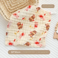 Vente en gros de lingettes pour bébé en mousseline 6 couches, fabricant de lingettes à épaules 100% coton, directement de l'usine, OEM