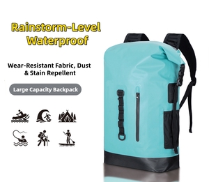 Mochila Impermeable Portátil de PVC con Logotipo Personalizado para Exteriores |   Para esquí, canyoning, senderismo, ciclismo, viajes y camping - Product Image 2