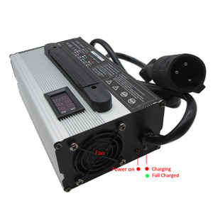 Cargador de Baterías de Plomo-Ácido de 900W, 24V 25A, 36V 20A, 48V 15A, 60V 12A, 72V 10A, <span class=keywords><strong>para</strong></span> Carritos de Golf, <span class=keywords><strong>Club</strong></span> Car, Montacargas, EZGO TXT RXV - Product Image 5