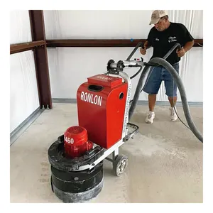 RONLON R460 460 MILÍMETROS moedor de concreto 220V 3 cabeças planetário terrazzo pedra de cura epóxi piso de concreto de moagem máquina de polimento