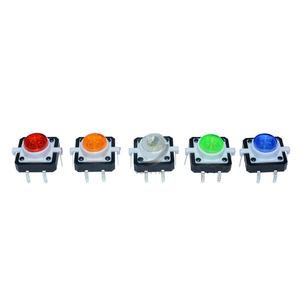 Interruptor táctil de iluminación de 12x12mm personalizable, interruptor de botón pulsador momentáneo, interruptores iluminados de inmersión de 6 pines con luces Led - Product Image 3