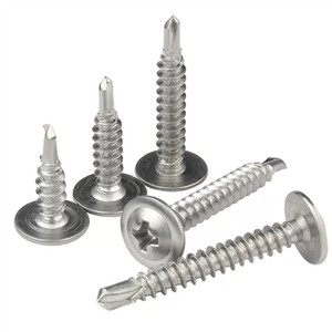 Vis autoperceuses à tête bombée galvanisées en acier au carbone M4.2 M4.8 16mm 19mm 25mm SMS - Product Image 2