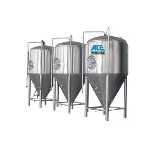 Ace 500L Conical Fermenter 1000L Fermentation Tank Brewing 2000L Fermenters In Stainless Steel