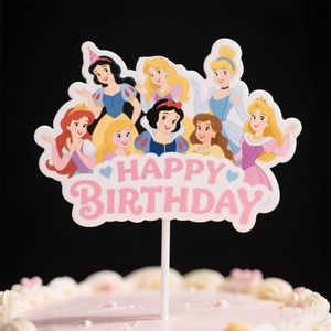 Decorazioni per <span class=keywords><strong>Torta</strong></span> di Compleanno Principessa - Accessori e Forniture per Decorazione Torte da Bambina - Product Image 6